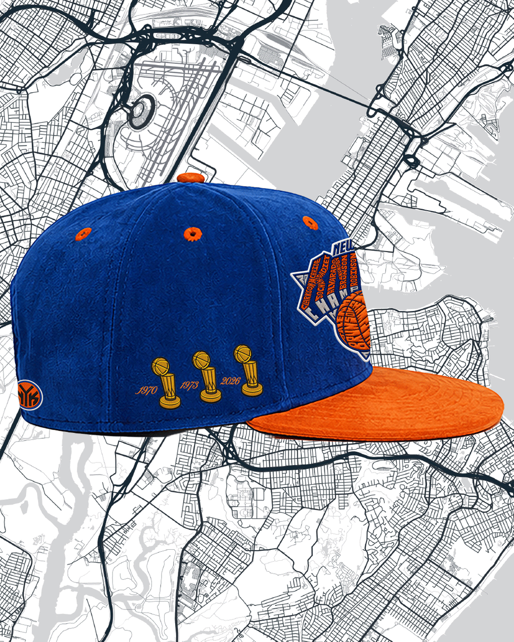 'Knicks in 5' Championship WordUPart Cap