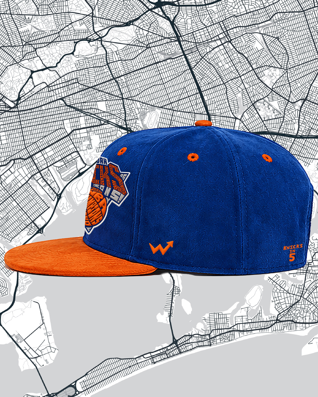 'Knicks in 5' Championship WordUPart Cap