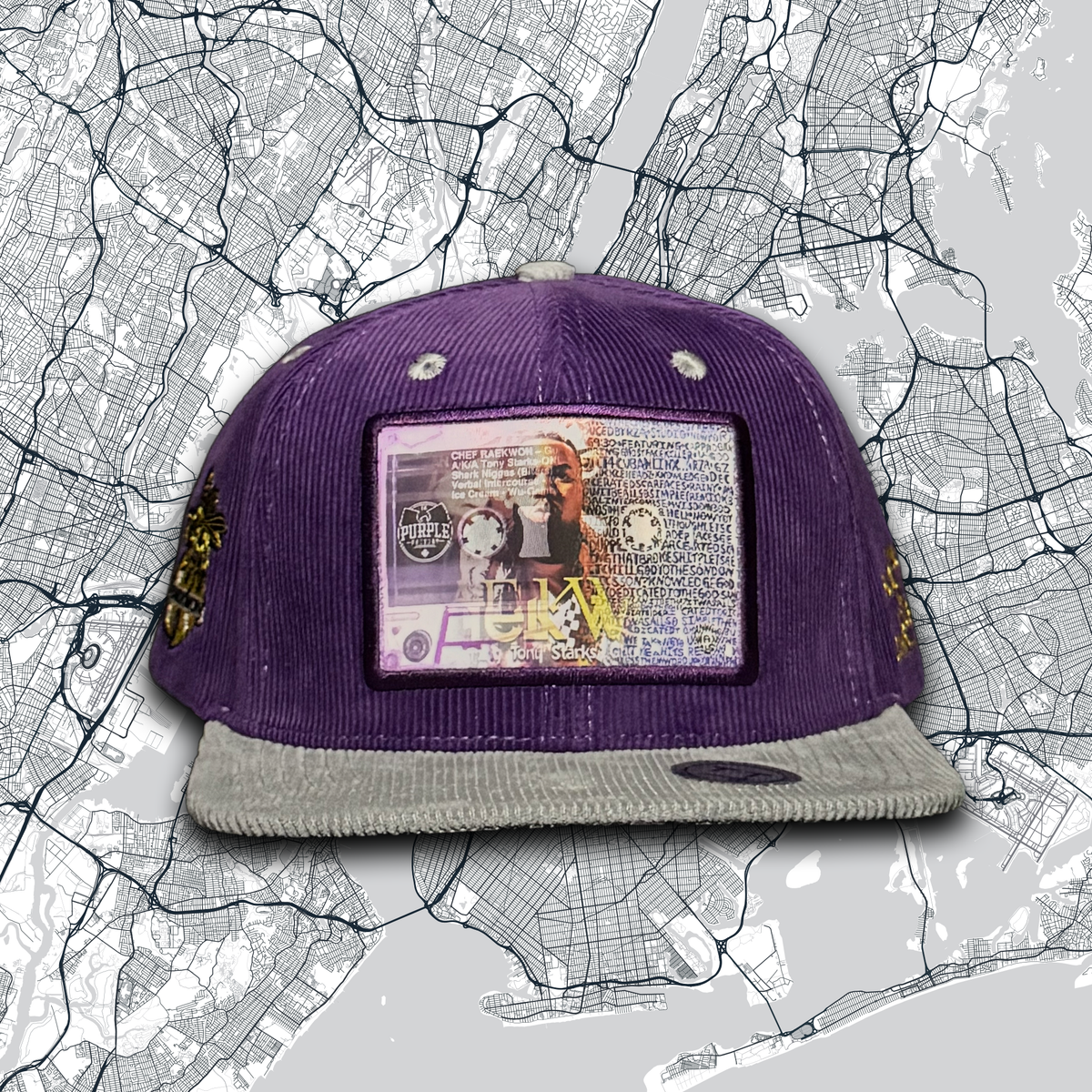 RAEKWON X TASTYTEARS PURPLE TAPE CROWN