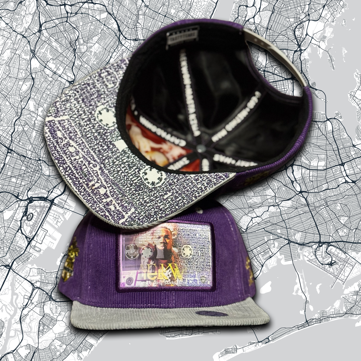 RAEKWON X TASTYTEARS PURPLE TAPE CROWN